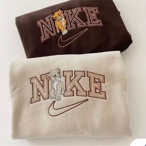 Bala and Simba MATCHING CREWNECKS